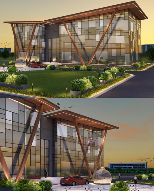 Ethanol Factory Office cum guest house Building